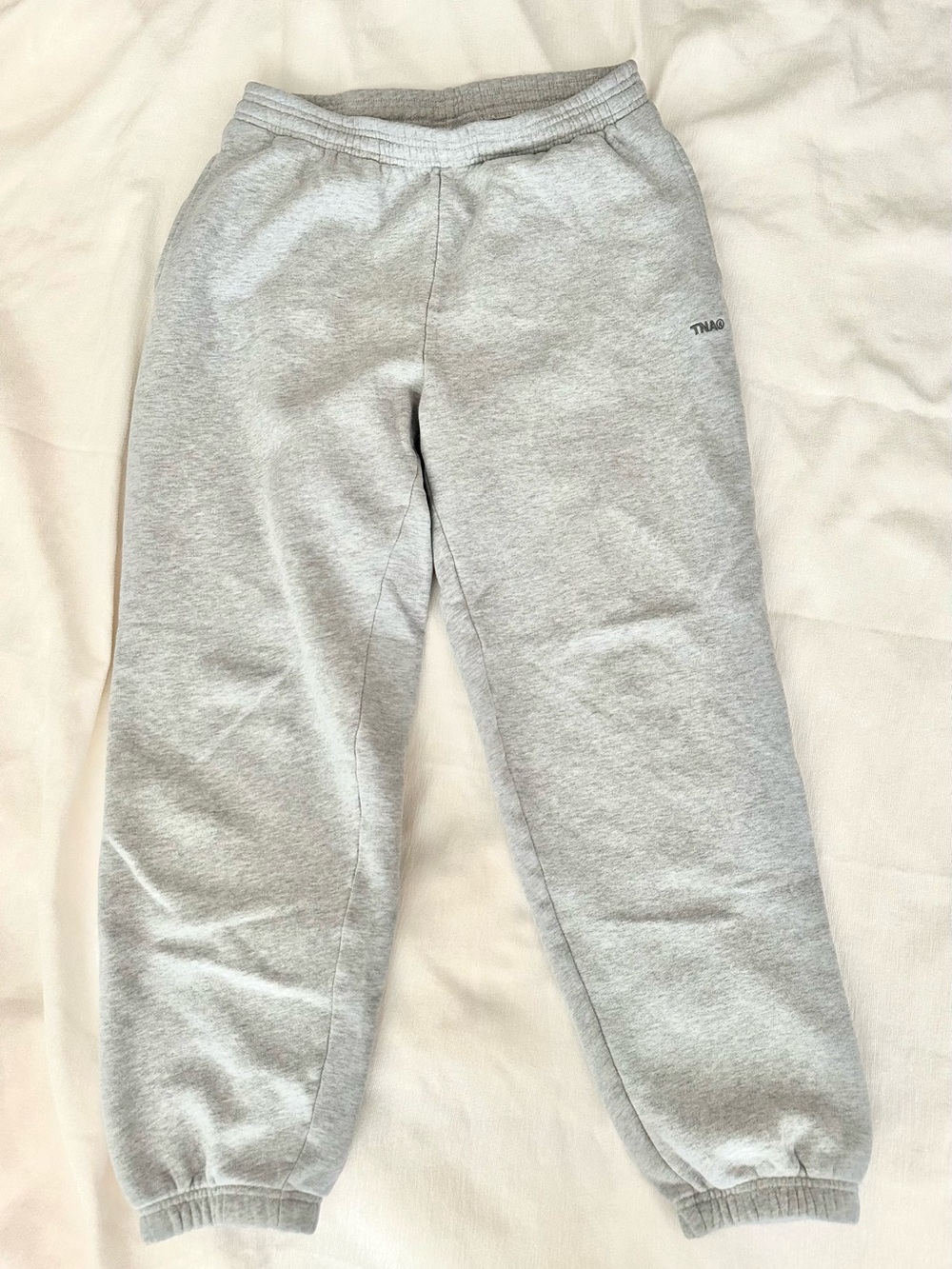 Aritzia TNA Cozy Sweatfleece Mega Jogger - Light Gray